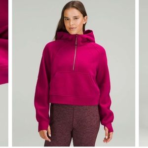 Lululemon Scuba Cropped Half Zip